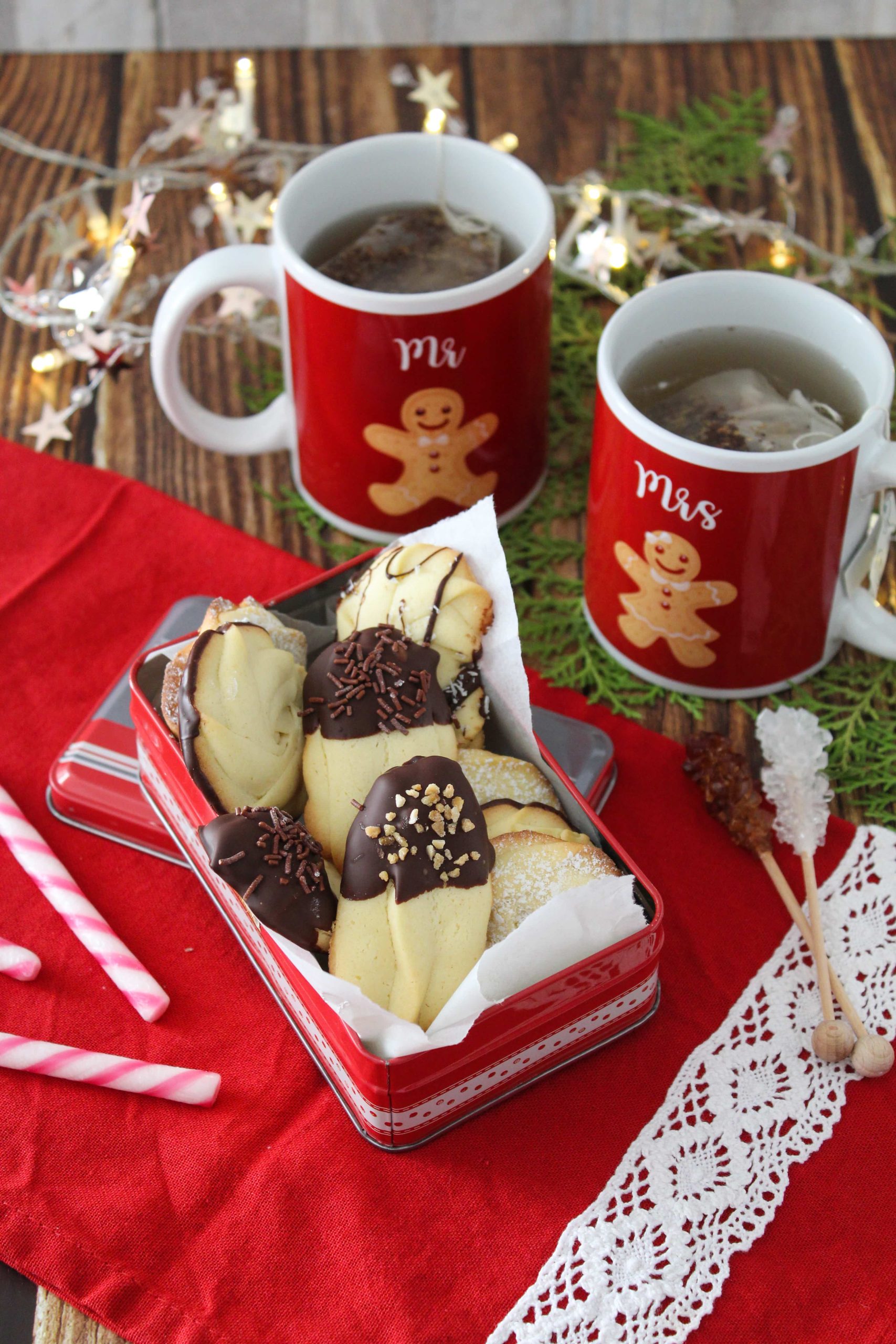 Biscotti di frolla montata